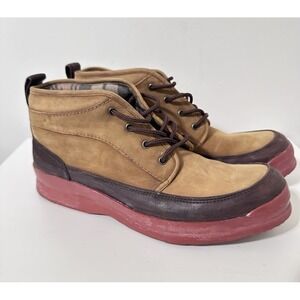 Cole Haan Sporting Boots Mens Size 12 Suede Leather Flannel Lined Cabincore